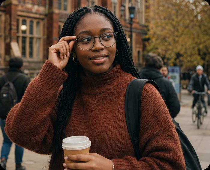 A student who relocated to the UK